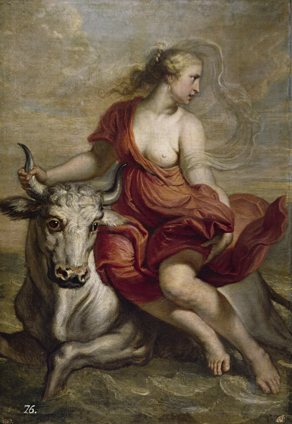 The Rape of Europe, by Peter Paul Rubens, oil, 1635