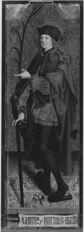 Portrait of Saint Quirinus of Neuss, detail