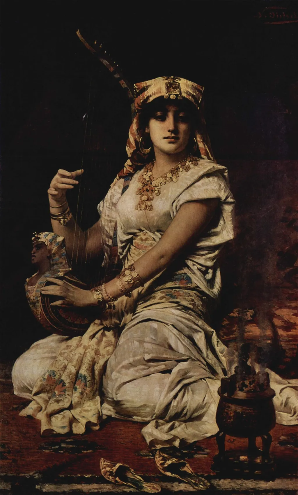 Almée, by Nathaniel Sichel, oil, 1500