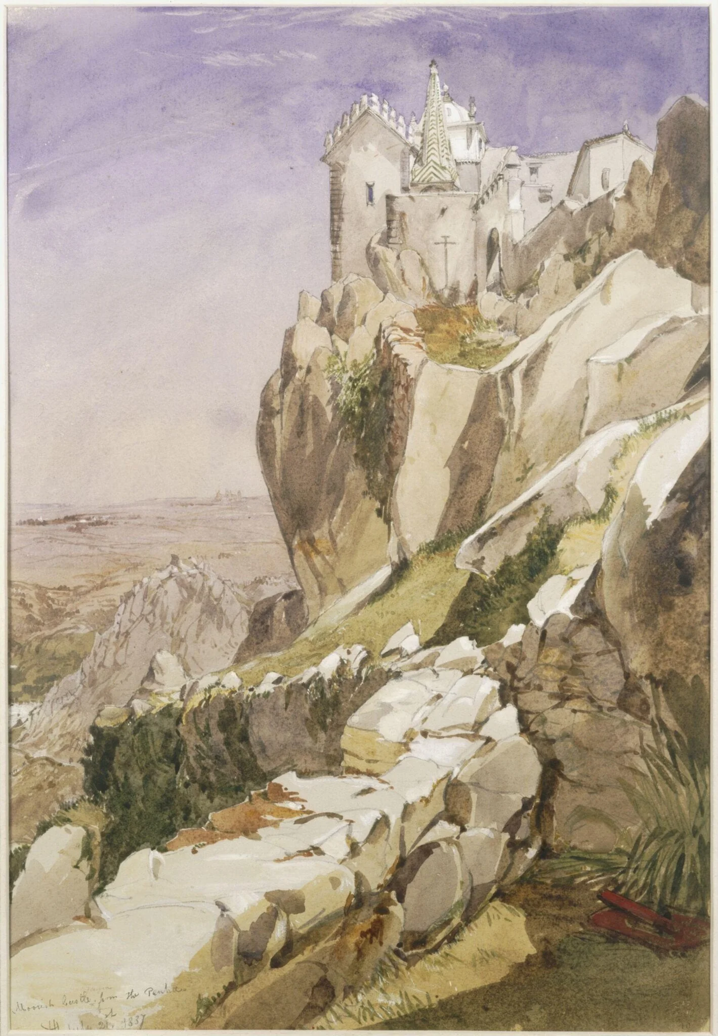 Moorish Castle from the Penha, detail