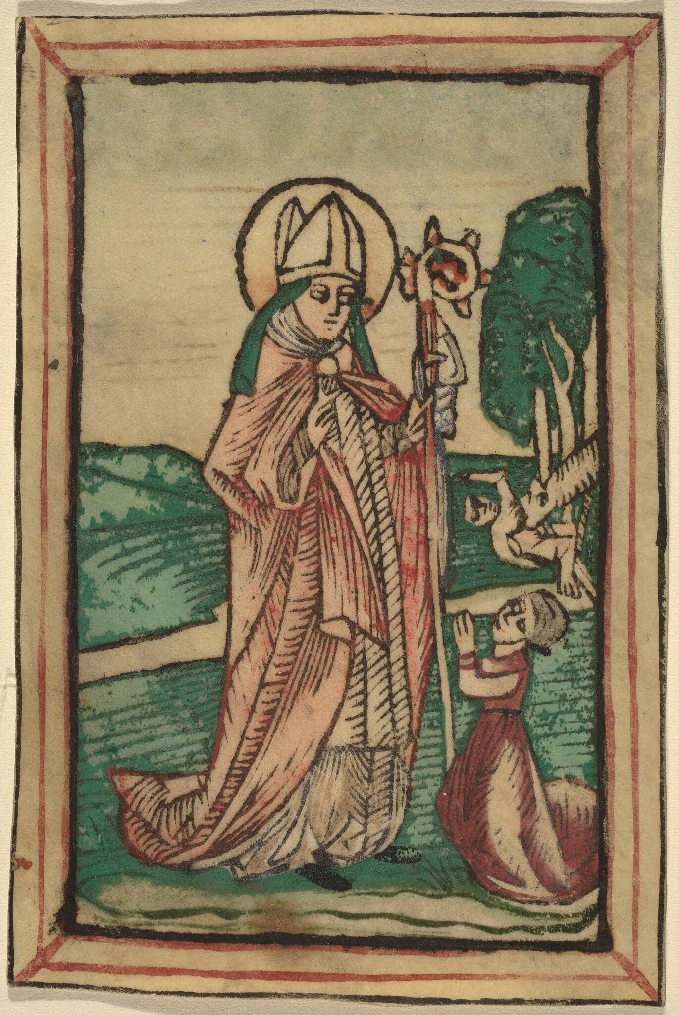 Saint Poppo, detail
