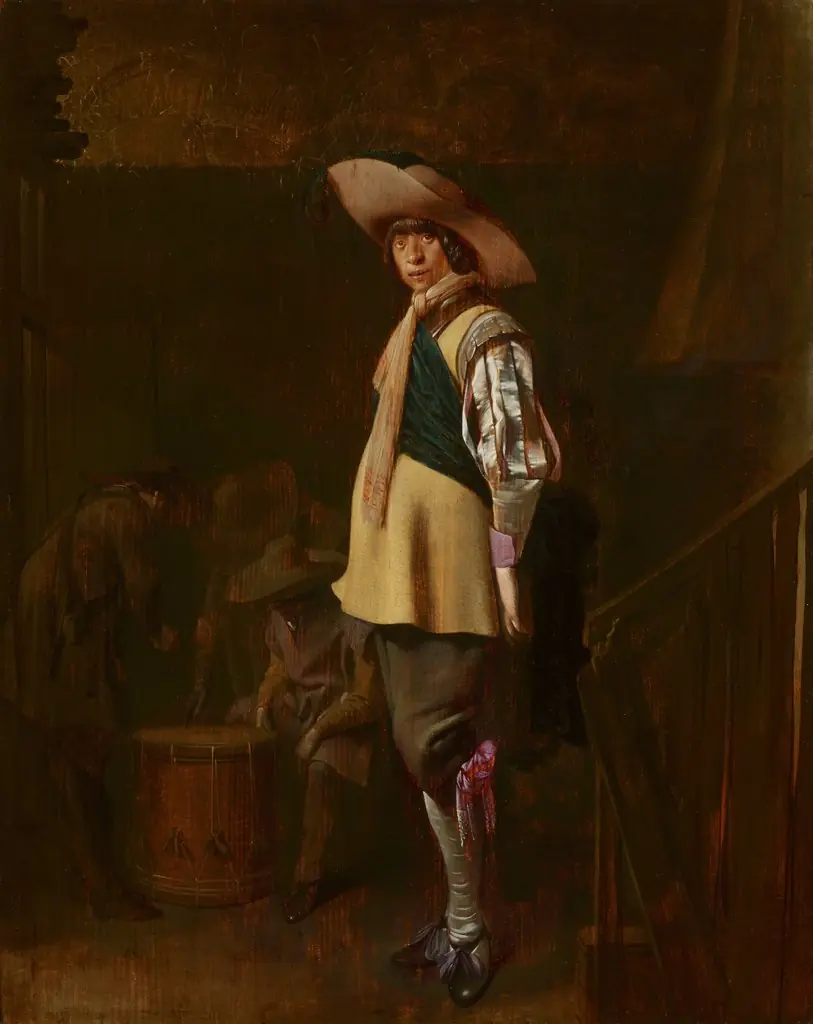 Officer, Standing, by Willem Cornelisz Duyster, oil, 1630