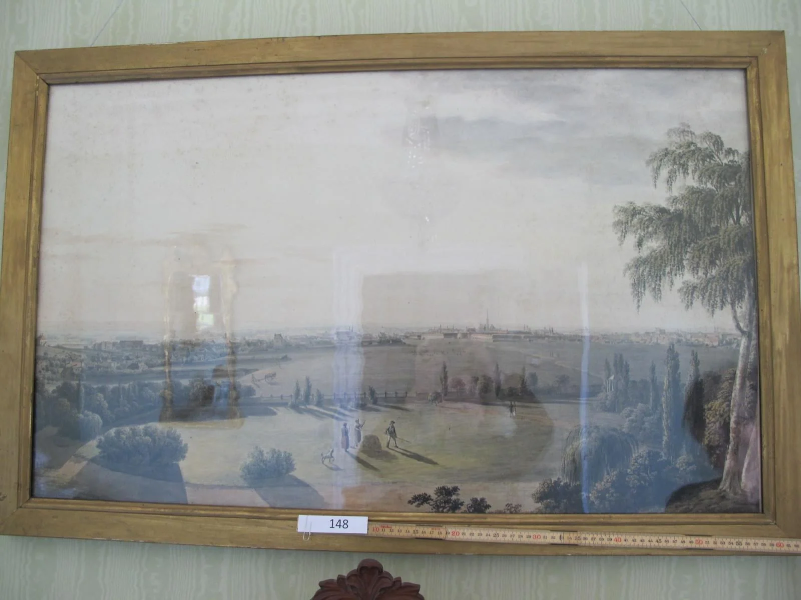Tysk landskab, detail