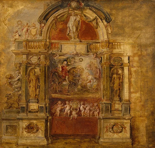 Congratulations on the Arrival of Prince Ferdinand (Adventus Seren. Princ. Gratulatio), detail