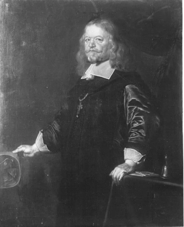 Bildnis des Philipp Valentin Voit von Rieneck, Fürstbischof von Bamberg (1612-1672), detail