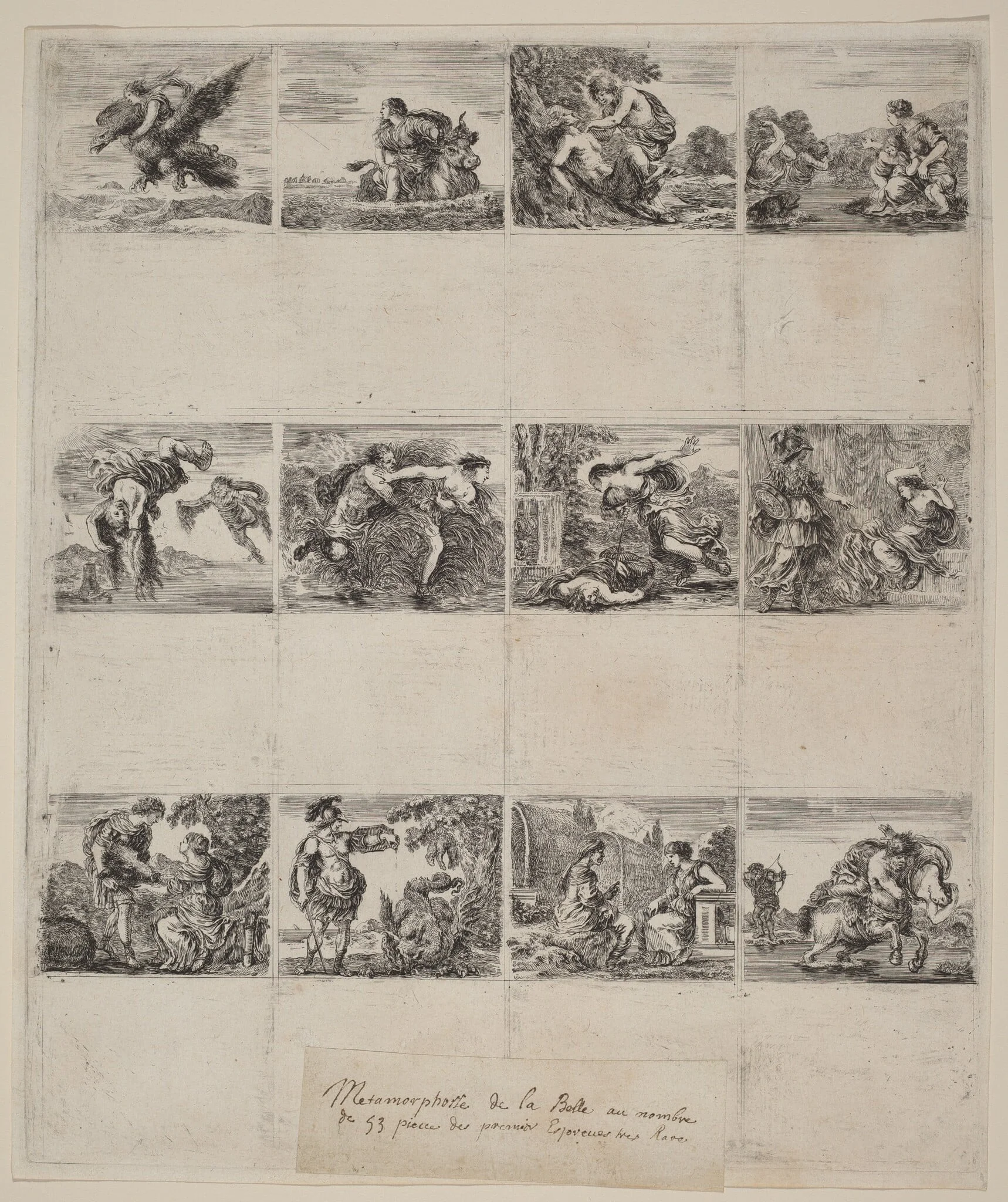 Mythological Playing Cards, detail