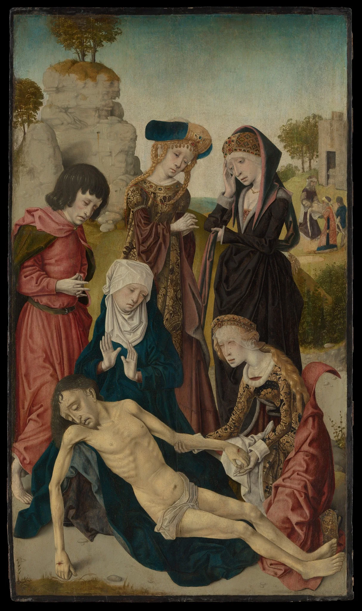 The Lamentation, detail