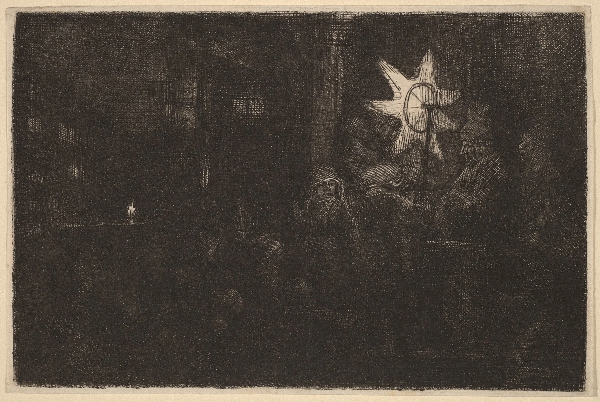 The Star of the Kings: a Night Piece, detail