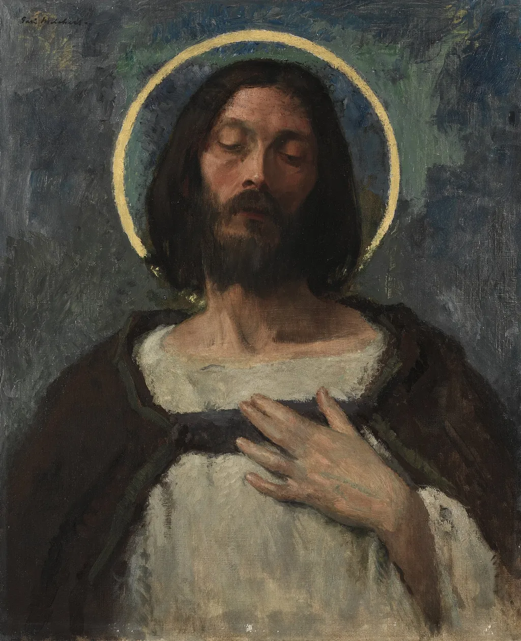 Christ, by Gari Melchers, unspecified, 1905