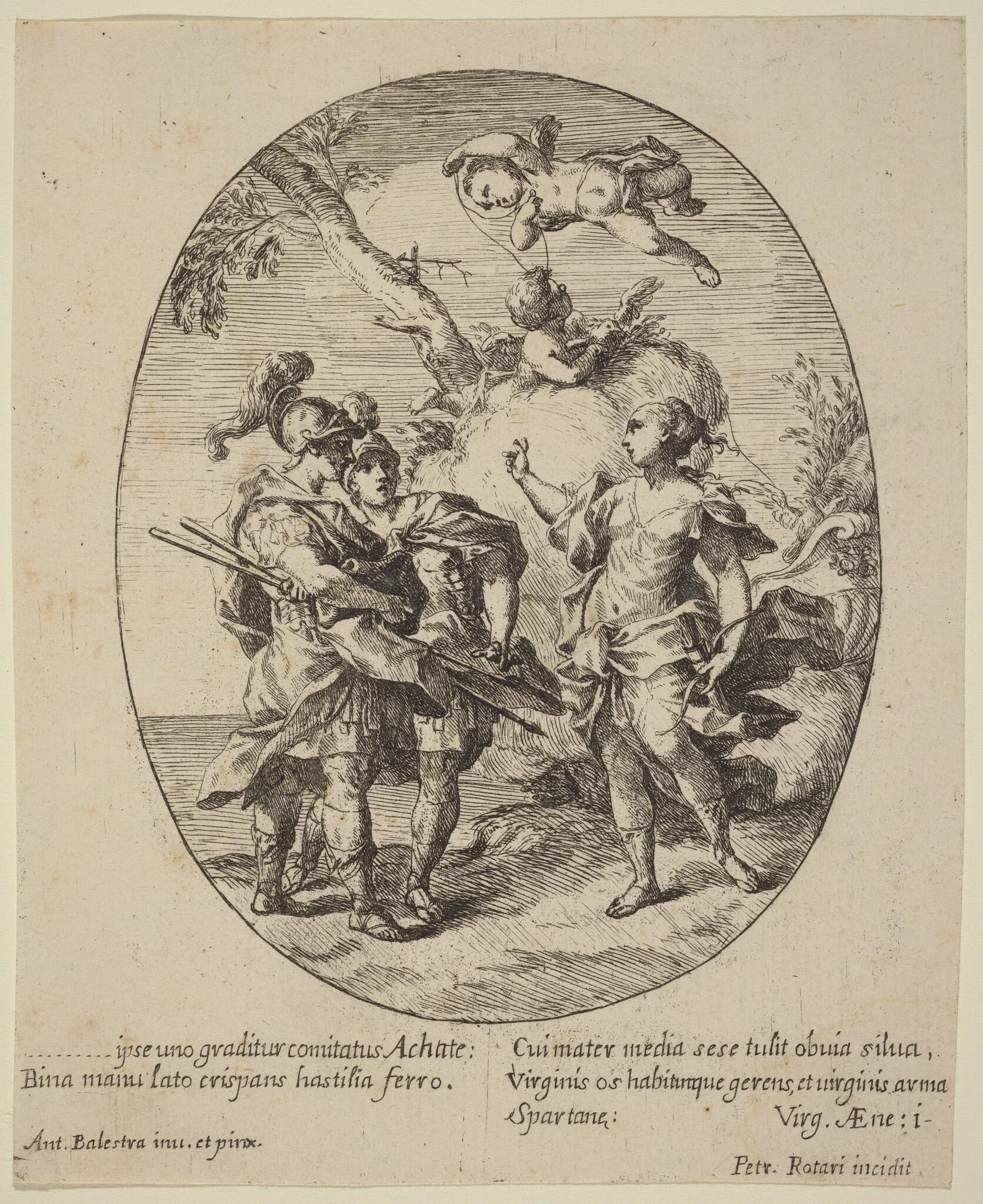 Venus Appearing to Achilles, detail