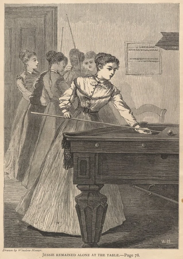 Jessie Remained Alone at the Table, detail