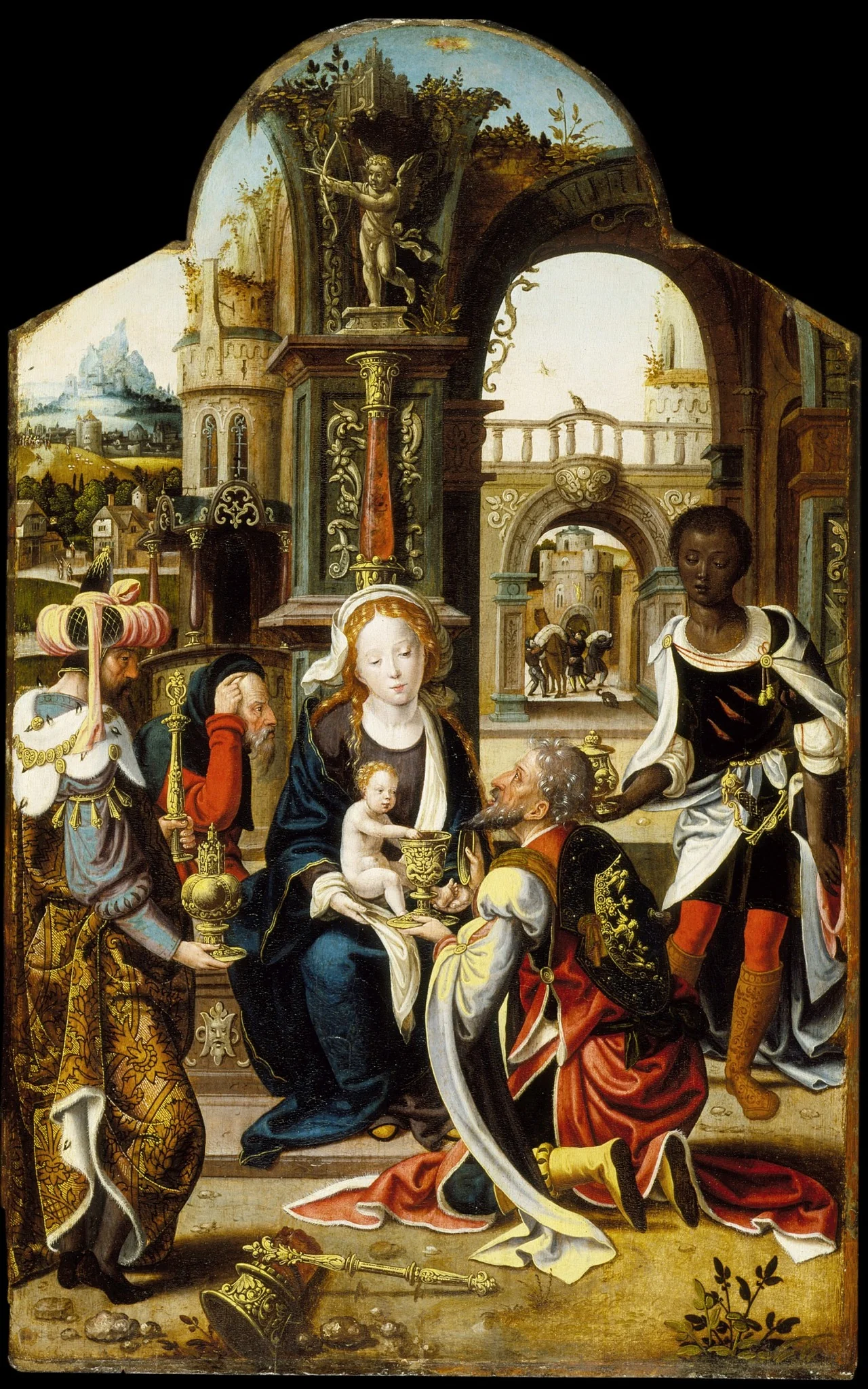 The Adoration of the Magi, detail