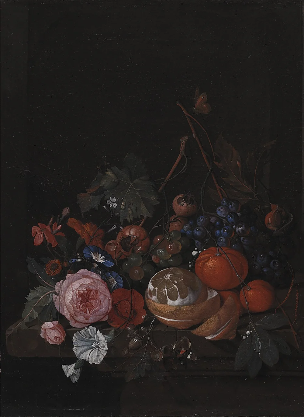 Flowers and Fruit, detail