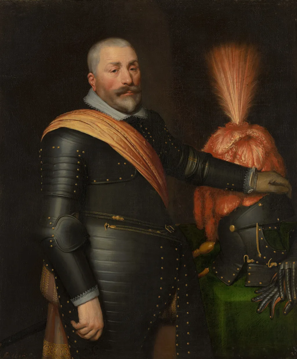 Portrait of an Officer (Mauritshuis), by Jan van Ravesteyn, oil, 1612