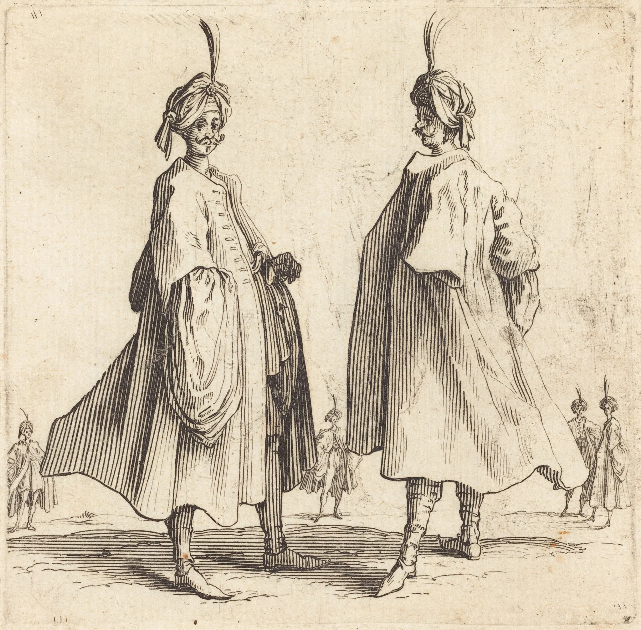 Two Turks, detail