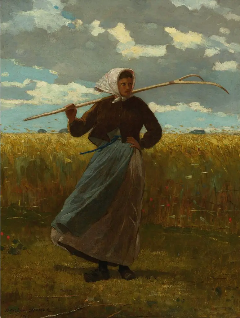 The Return of the Gleaner, by Winslow Homer, oil, 1867