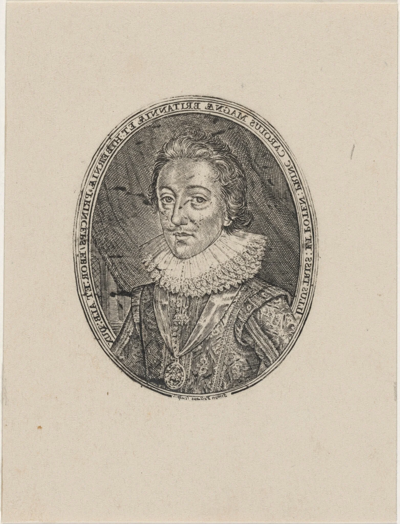 Charles I, King of England, detail