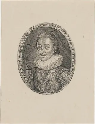 Charles I, King of England, by Simon van de Passe, ink, 1621