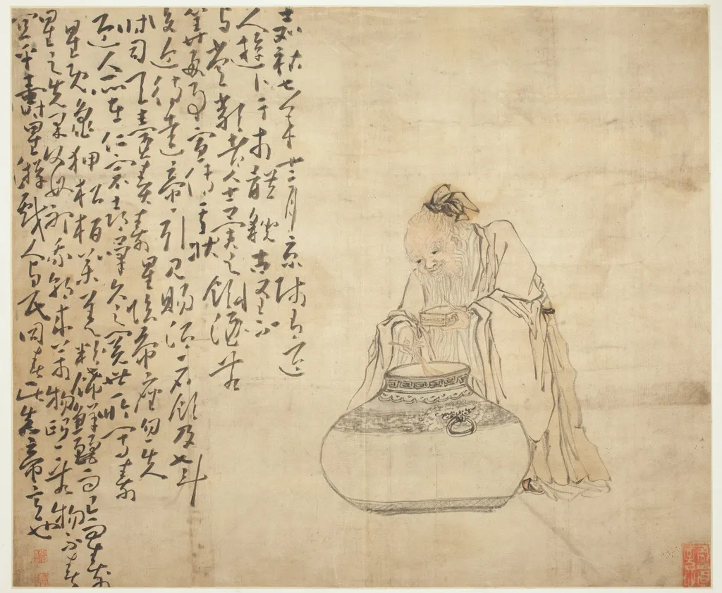 Landscapes and Figures: Figures, by Huang Shen, unspecified, 1750