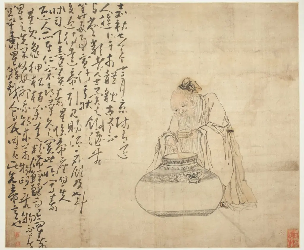 Landscapes and Figures: Figures, by Huang Shen, unspecified, 1750