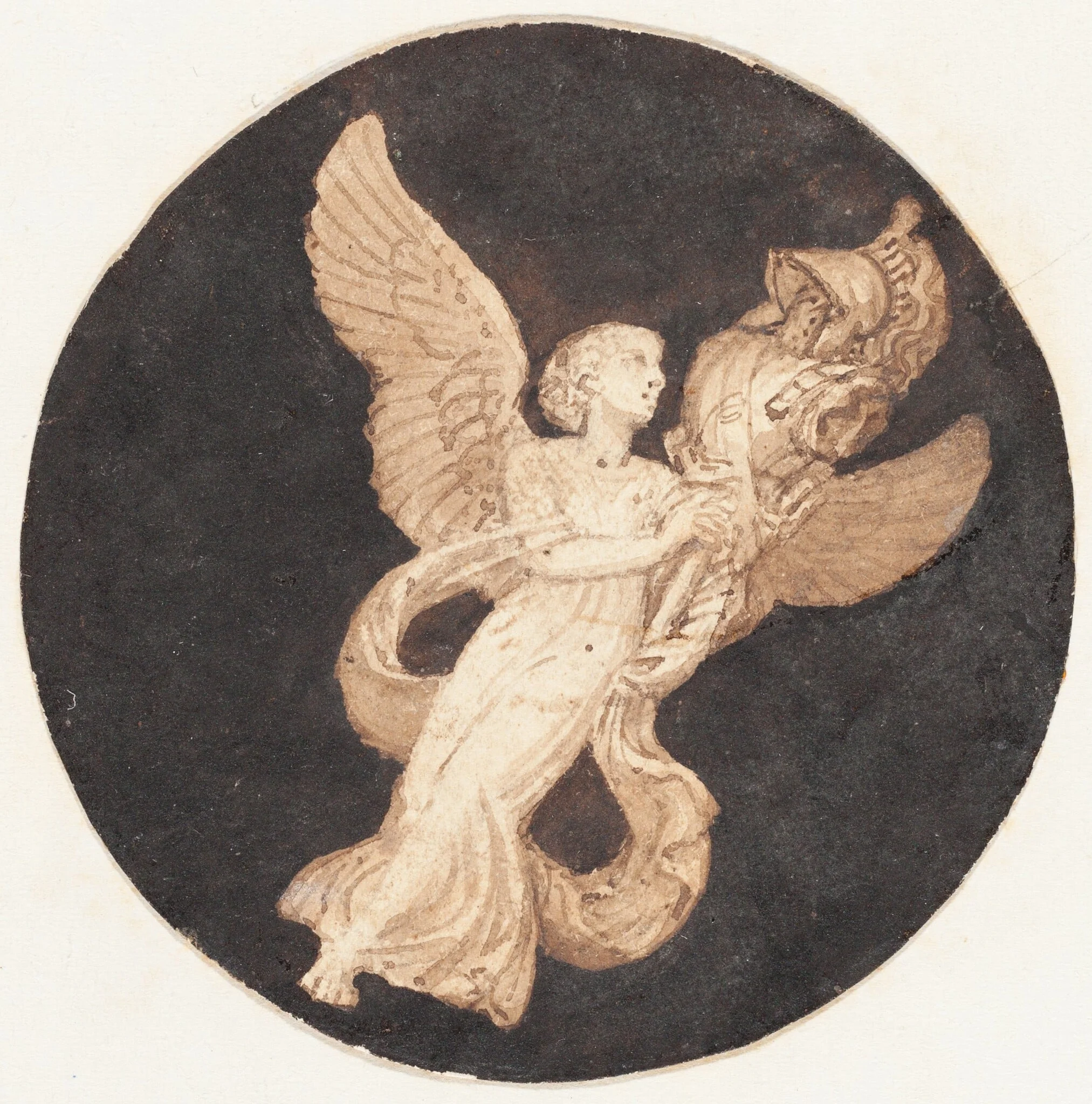 Vignette for a Title Page: "Winged Victory", detail