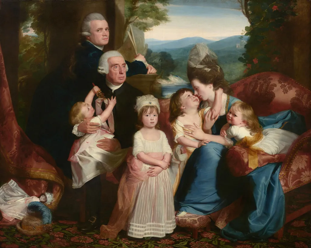 The Copley Family, by John Singleton Copley, oil, 1776