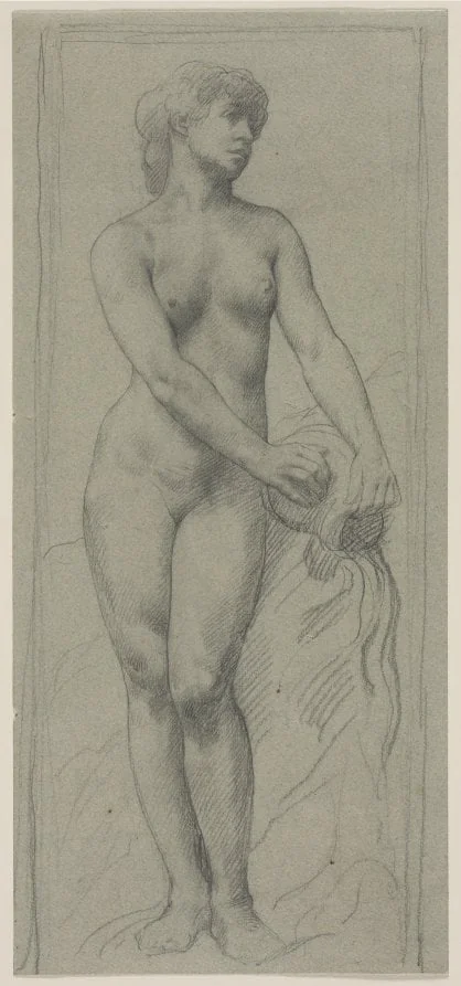 Nude Woman, detail