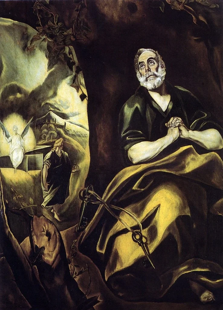 Tears of Saint Peter, detail