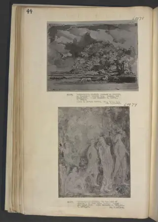 Study for 'To the Land of Ecstasy', by Ethel Walker, watercolor, 1928