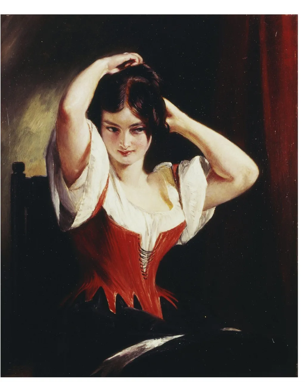 Dulcinea del Toboso, by Charles Robert Leslie, oil, 1839