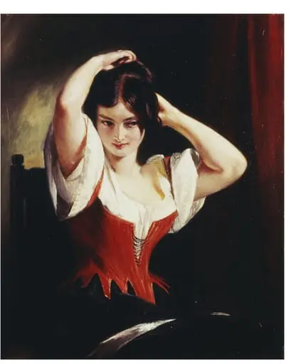 Dulcinea del Toboso, by Charles Robert Leslie, oil, 1839