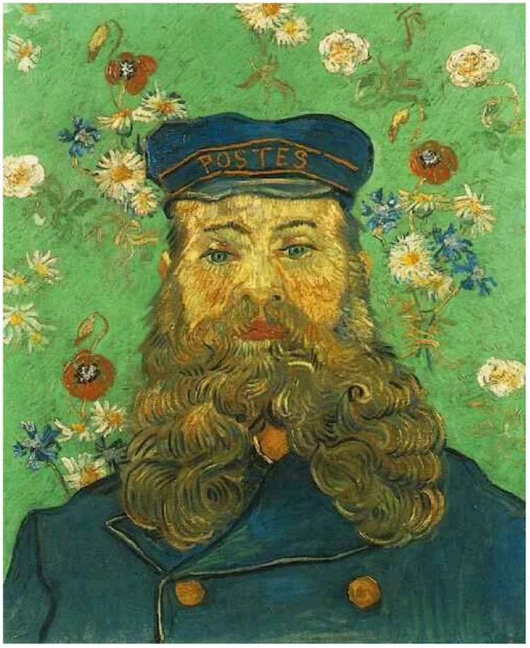 Portret van Joseph Roulin, detail