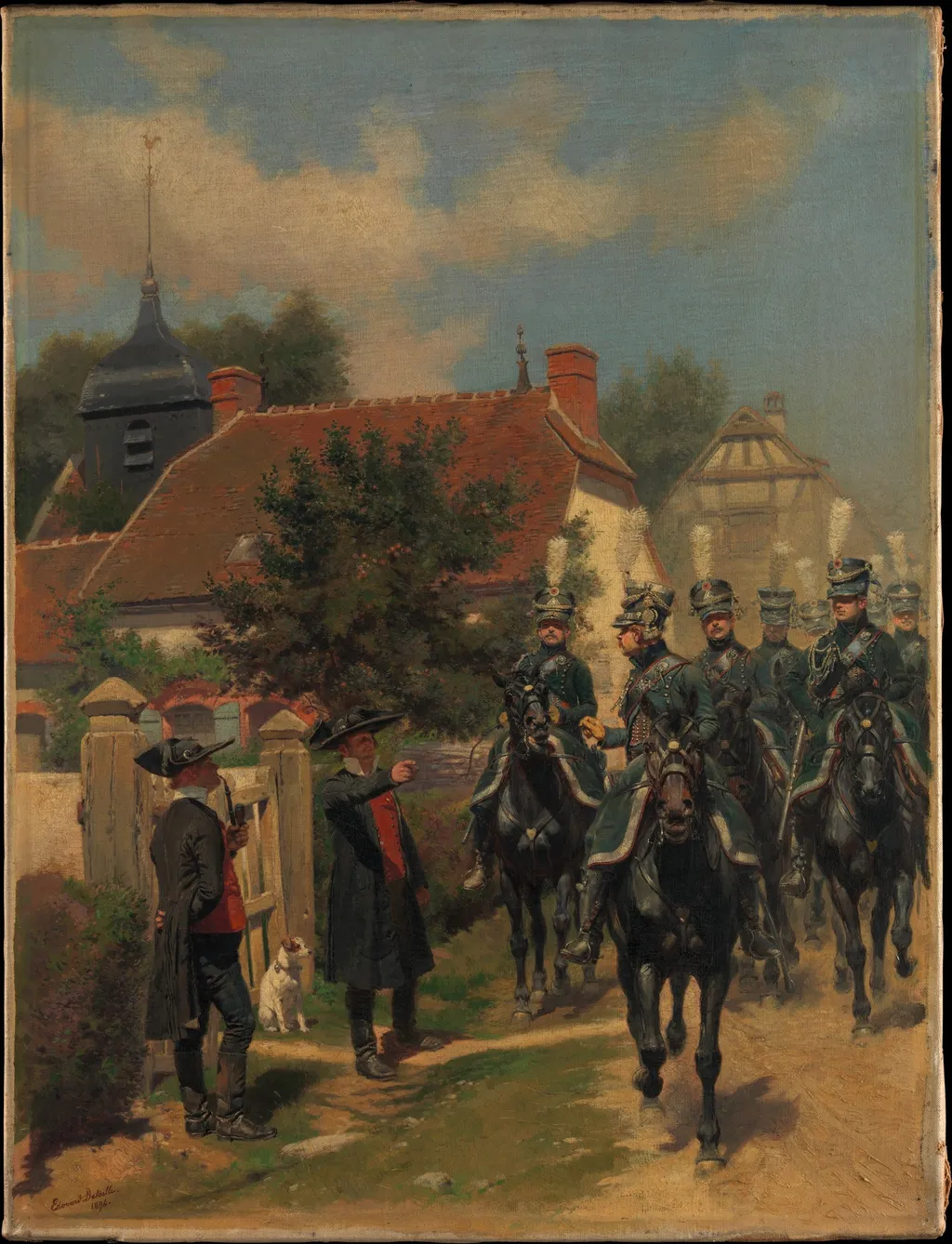 Gendarmes d'Ordonnance, by Édouard Detaille, oil, 1898