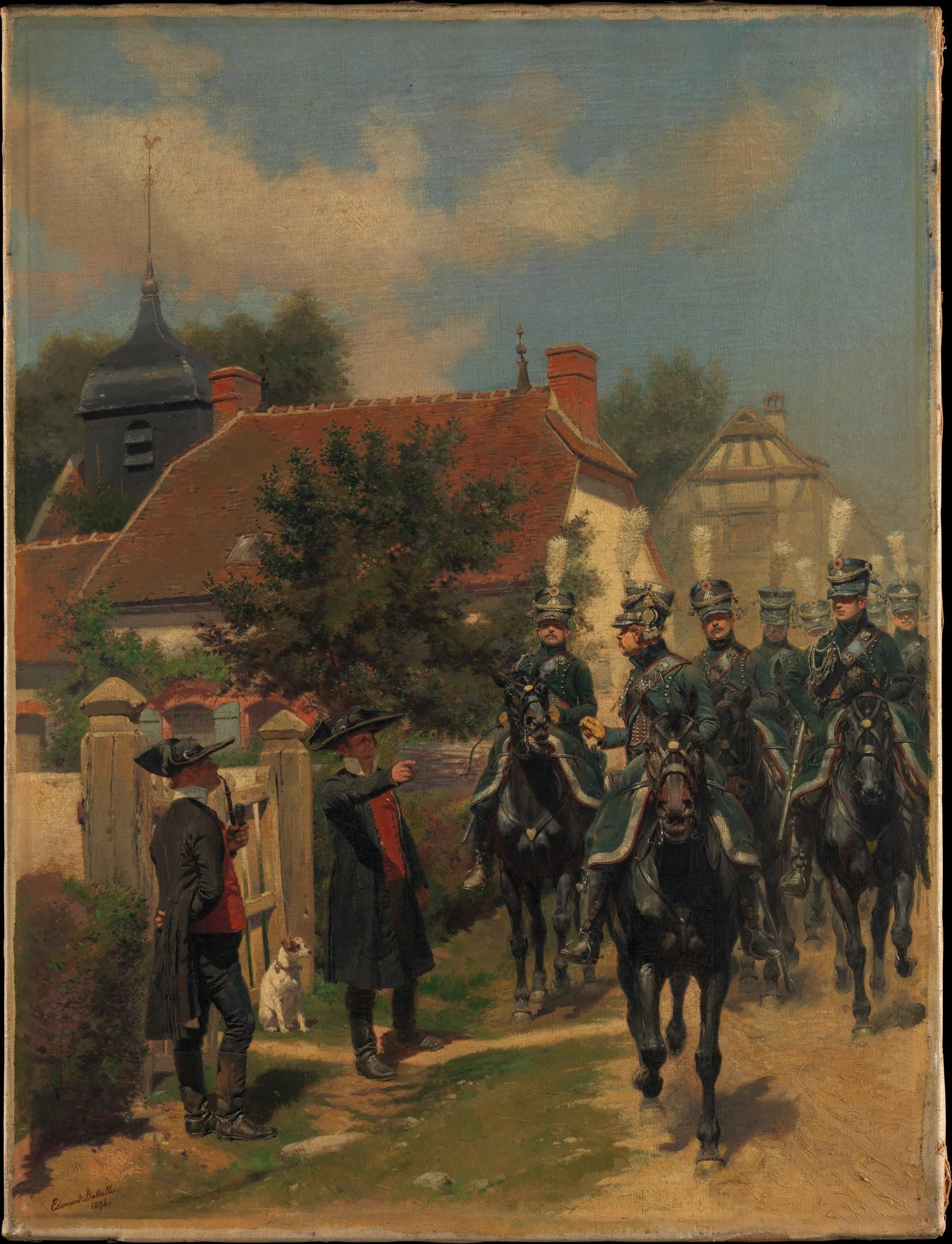 Gendarmes d'Ordonnance, detail