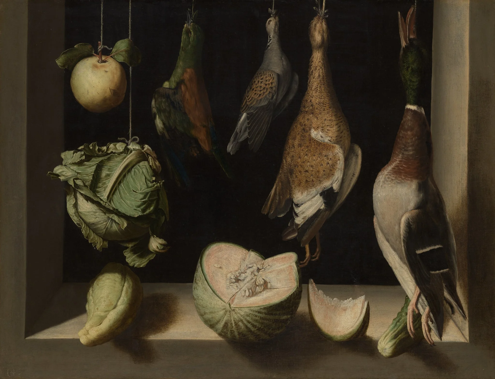 Still Life with Game Fowl, detail