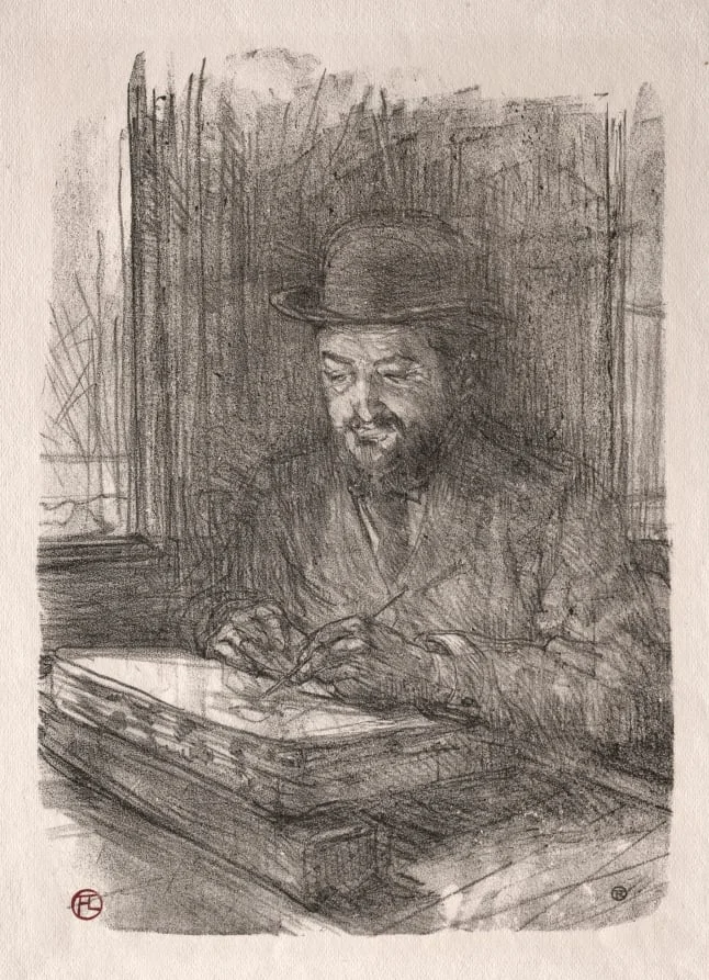 The Good Lithographer, detail