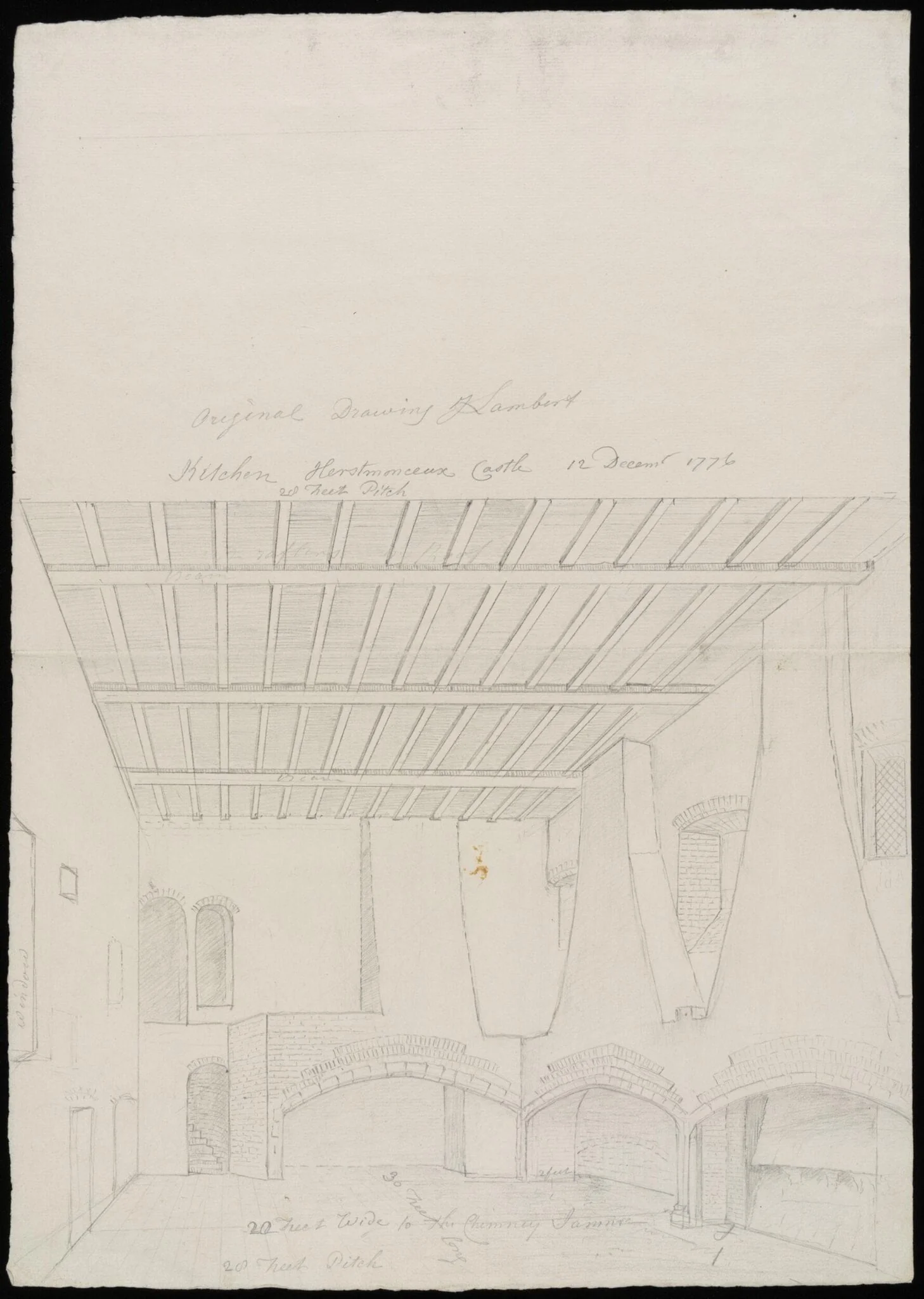 Interior of kitchen., detail