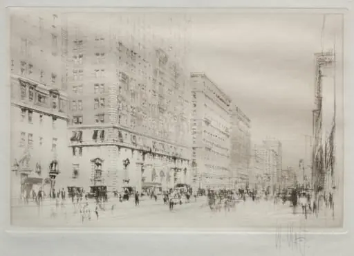 Park Avenue, New York, by William Walcot, 1923