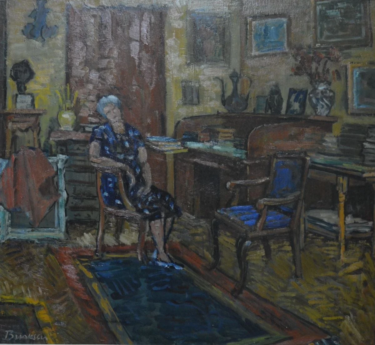 Interior de atelier, detail