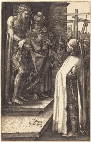 Ecce Homo, by Albrecht Dürer, ink, 1512