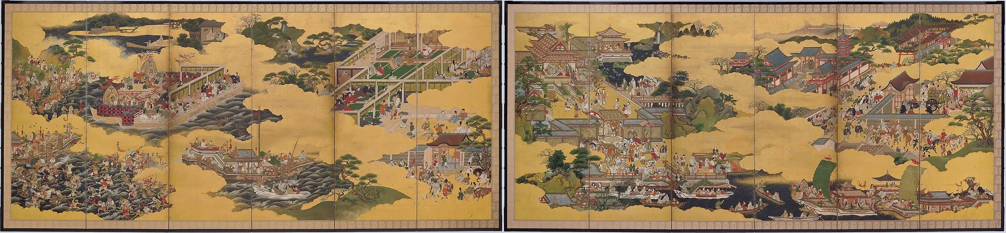 The Tale of Taishokan, detail