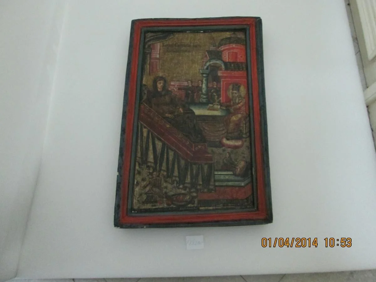Nașterea Sf. Ioan Botezătorul, detail