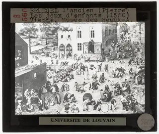 Pieter Brueghel de Oude. Kinderspelen, by Pieter Brueghel I, unspecified, 1560