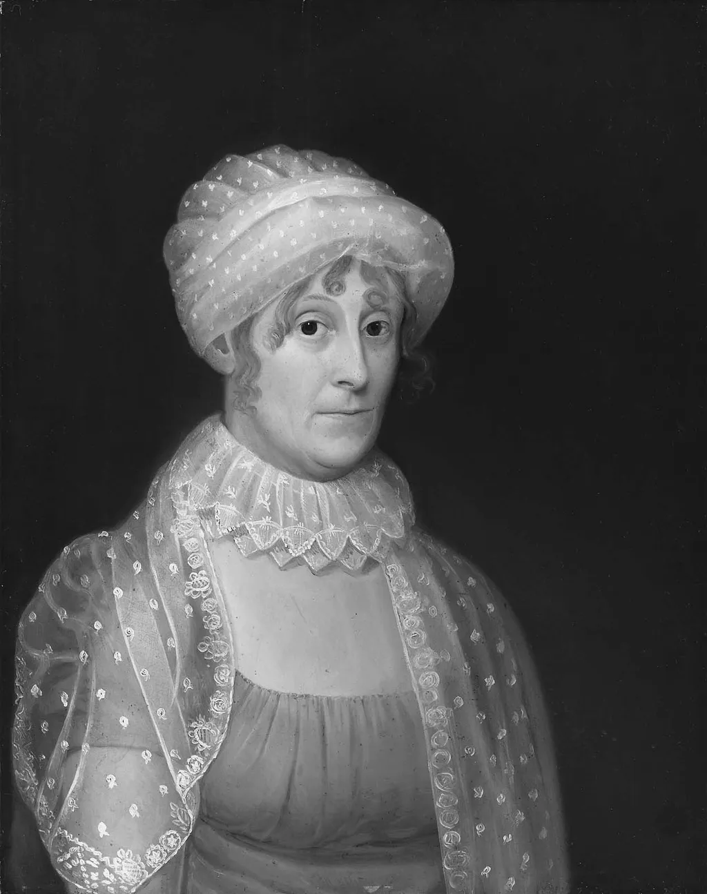 Mrs. James Ellis (Martha Bridgham), by Ethan Allen Greenwood, unspecified, 1827