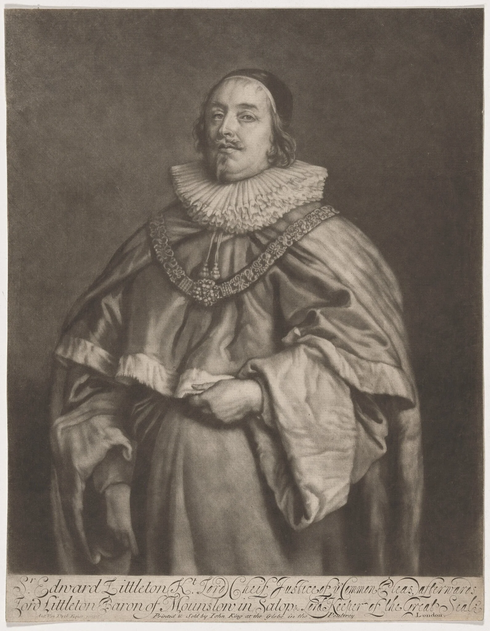 Edward Lyttelton, Baron of Mounslow, detail