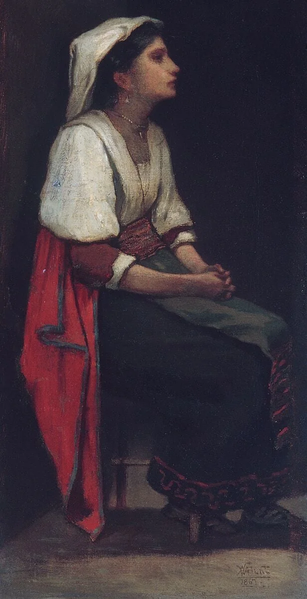 Italian Girl, detail