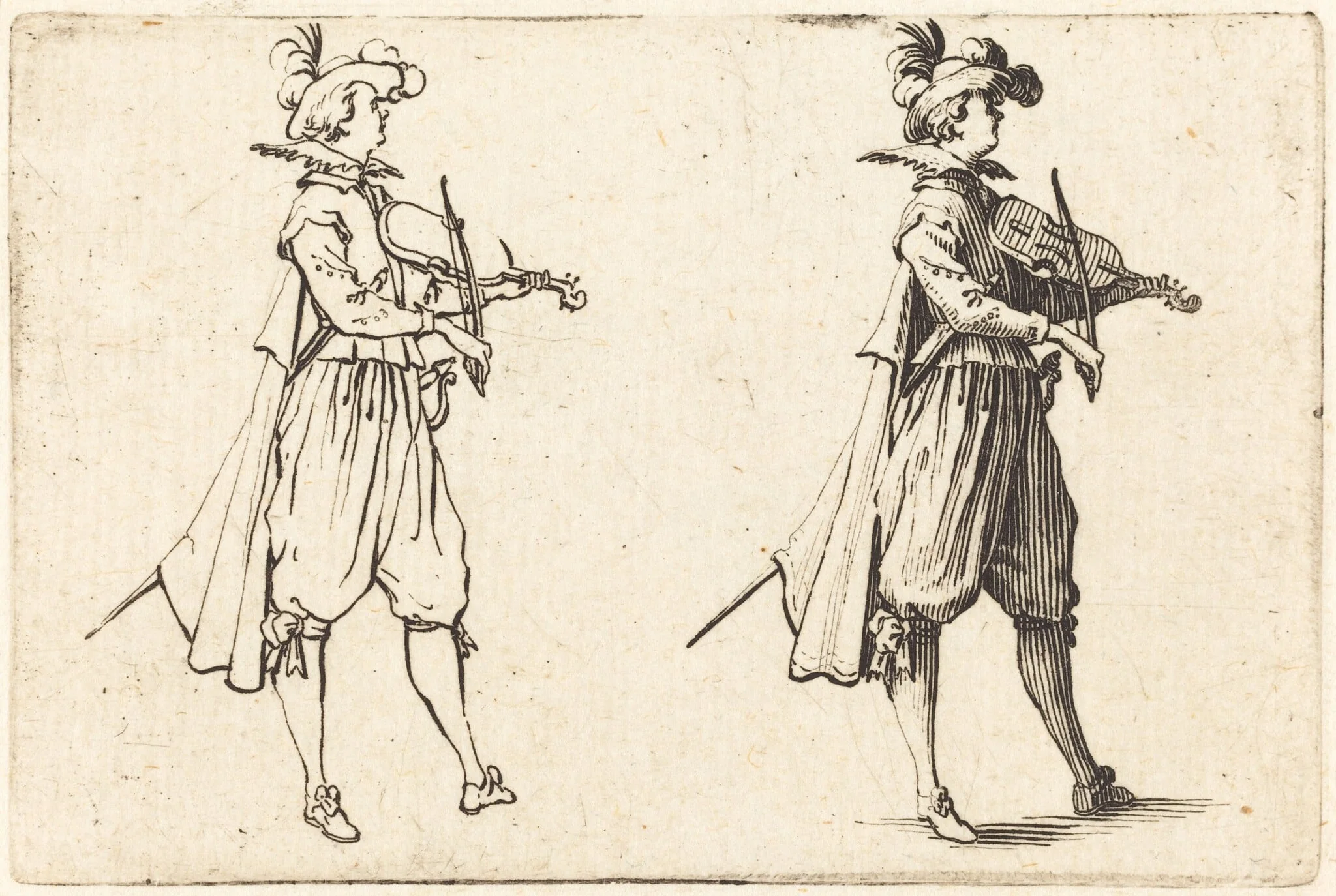 Violinist, detail