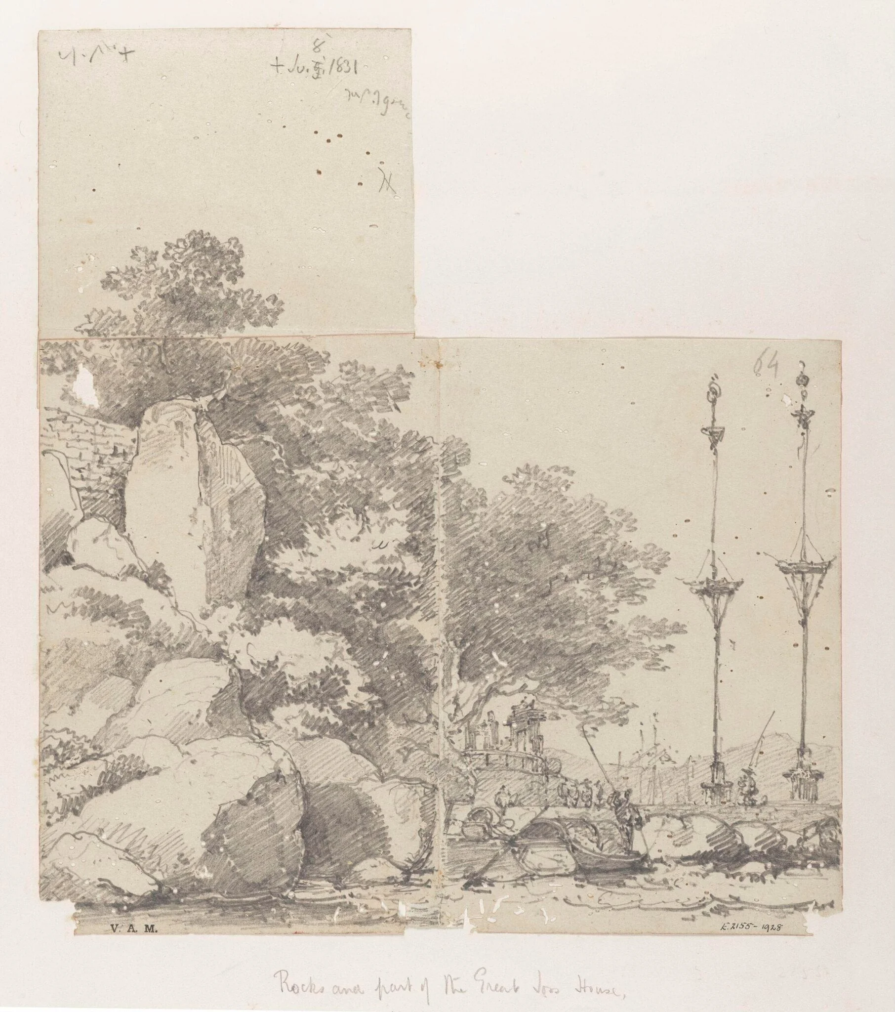 The rocky shore by the A-Ma Temple, Macau, detail