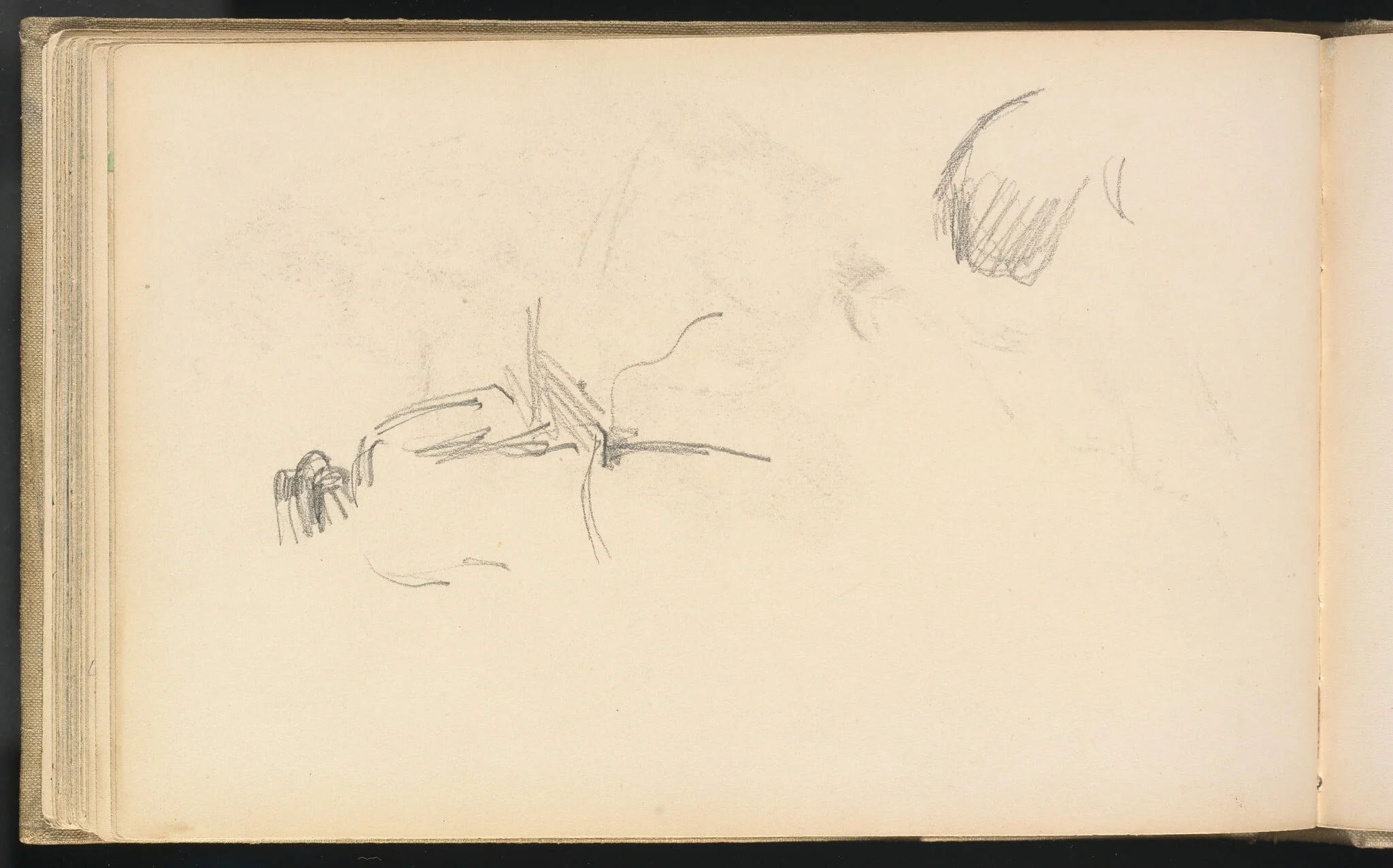 A Man seen from Behind, detail