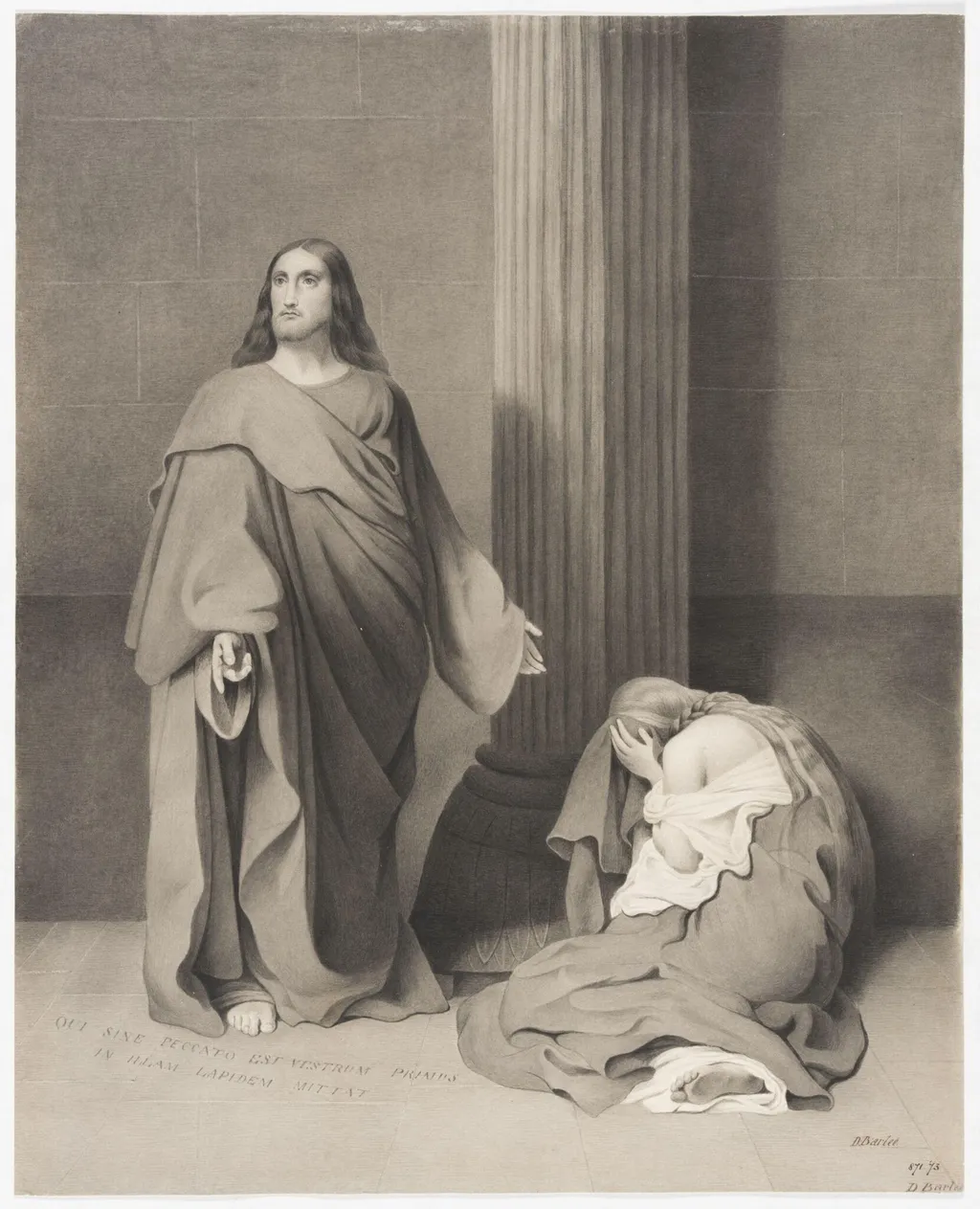 Go and Sin No More, by Thomas Dalling Barlee, 1850